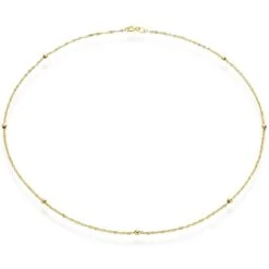 9ct Gold Ball Necklace