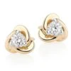 9ct Gold Diamond Stud Earrings