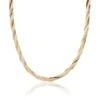 9ct Multi Coloured Gold Necklace - 45cm