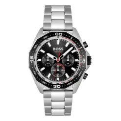 BOSS Energy Stainless Steel Black Chronograph Quartz Men’s Watch