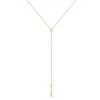 BOSS Signature Gold Tone Drop Necklace
