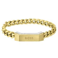 BOSS Yellow Gold Tone Men’s Bracelet