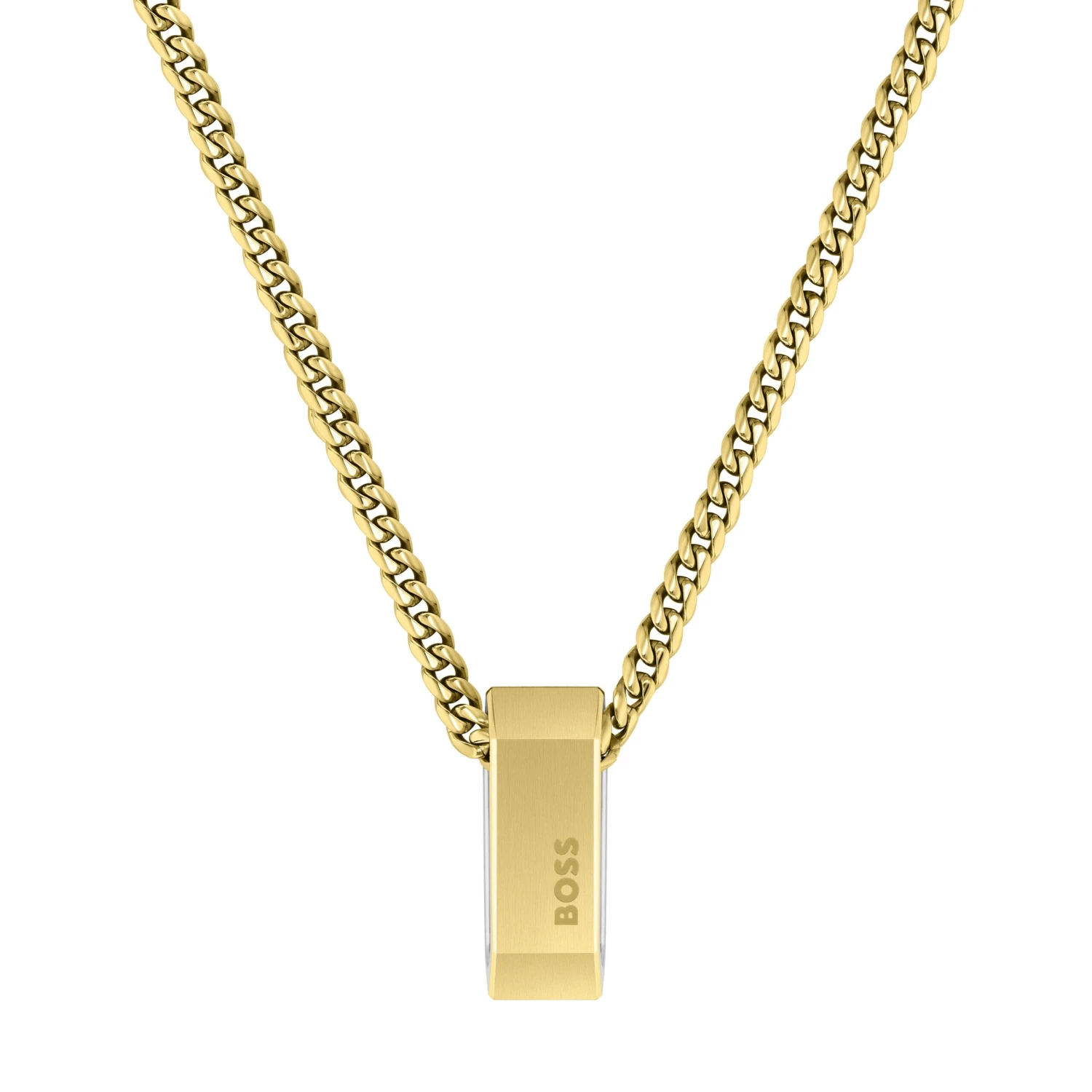 BOSS Yellow Gold Tone Men’s Pendant