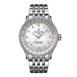 Breitling Navitimer Diamond Mother Of Pearl Automatic Ladies Watch