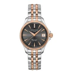 Certina DS Action Stainless Steel And PVD Diamond Ladies Watch
