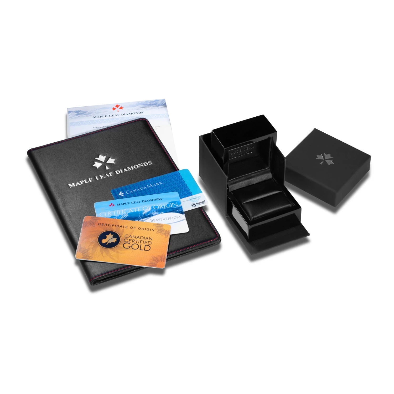 Maple Leaf Diamonds 18ct Yellow Gold Diamond Solitaire Ring - Image 3