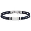 Emporio Armani Leather ID Men’s Bracelet