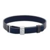 Emporio Armani Leather Logo Men’s Bracelet