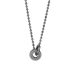 Emporio Armani Stainless Steel Interlocking Necklace