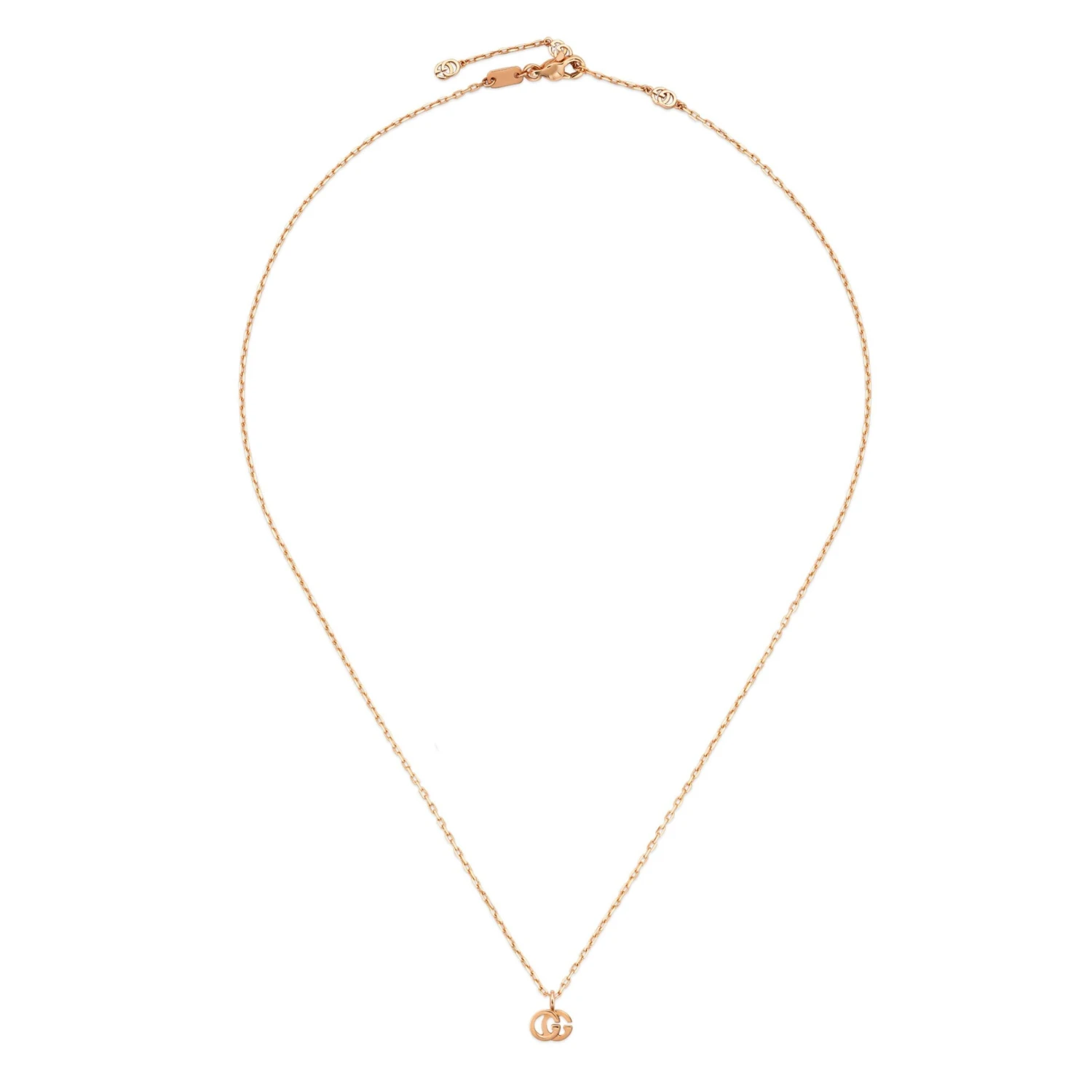 Gucci GG Running 18ct Rose Gold Pendant - Image 2