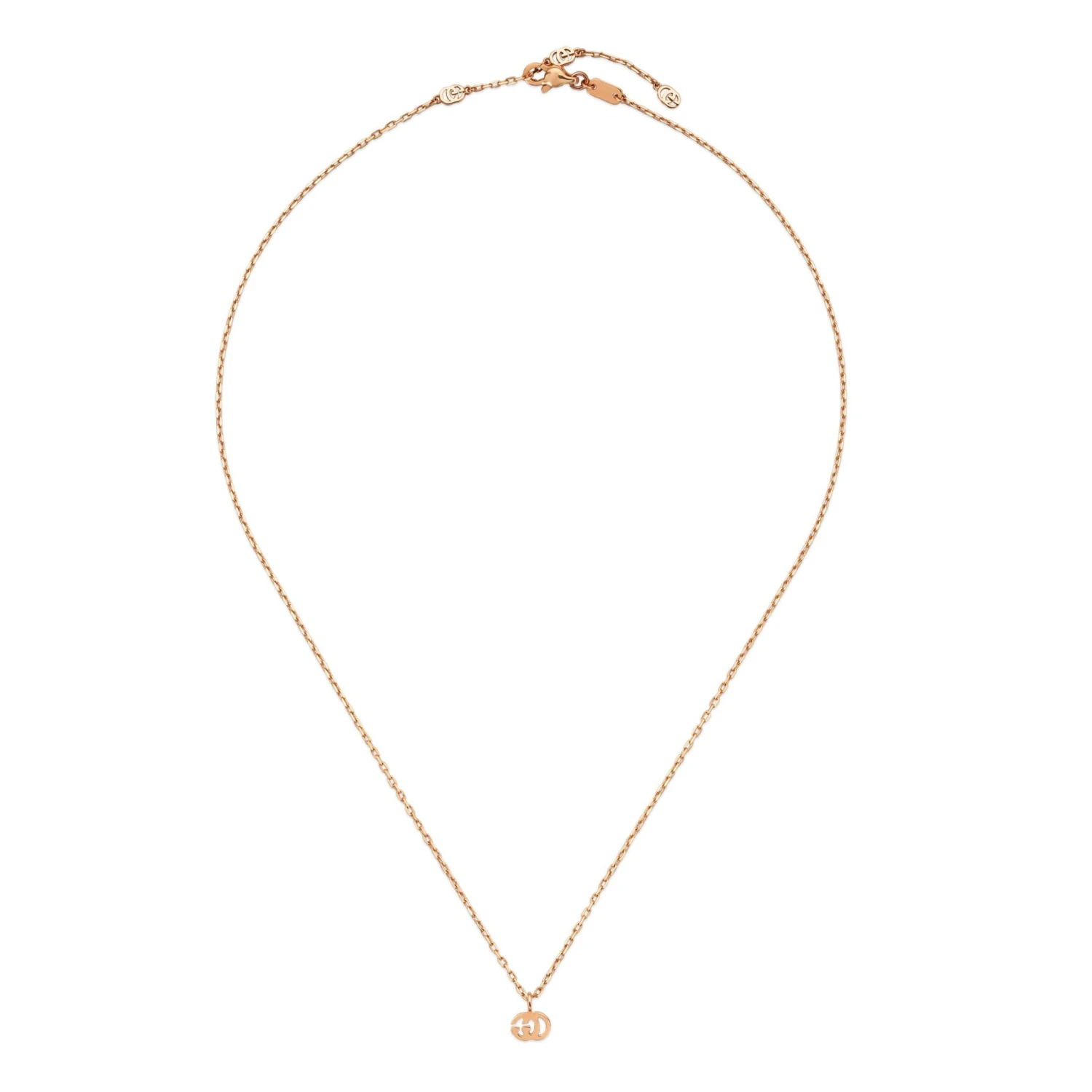 Gucci GG Running 18ct Rose Gold Pendant - Image 3