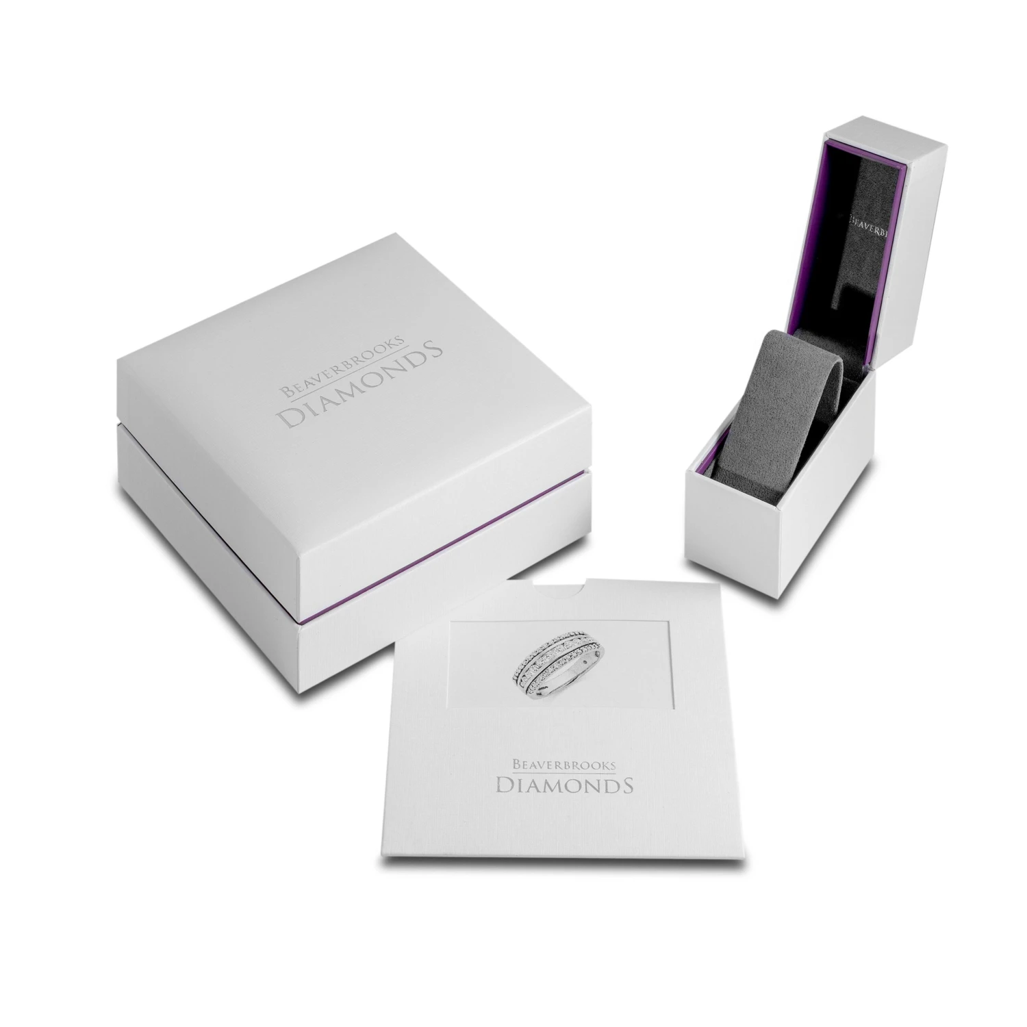 9ct White Gold Diamond Sapphire Bracelet - Image 3