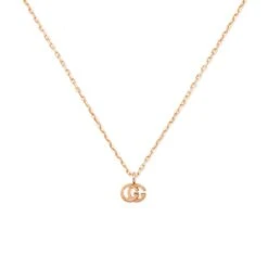Gucci GG Running 18ct Rose Gold Pendant