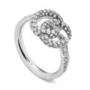 Gucci GG Running 18ct White Gold Diamond Ring