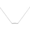 Gucci Link To Love 18ct White Gold Diamond Bar Necklace