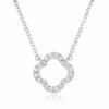 Hearts On Fire 18ct White Gold Diamond Petal Necklace