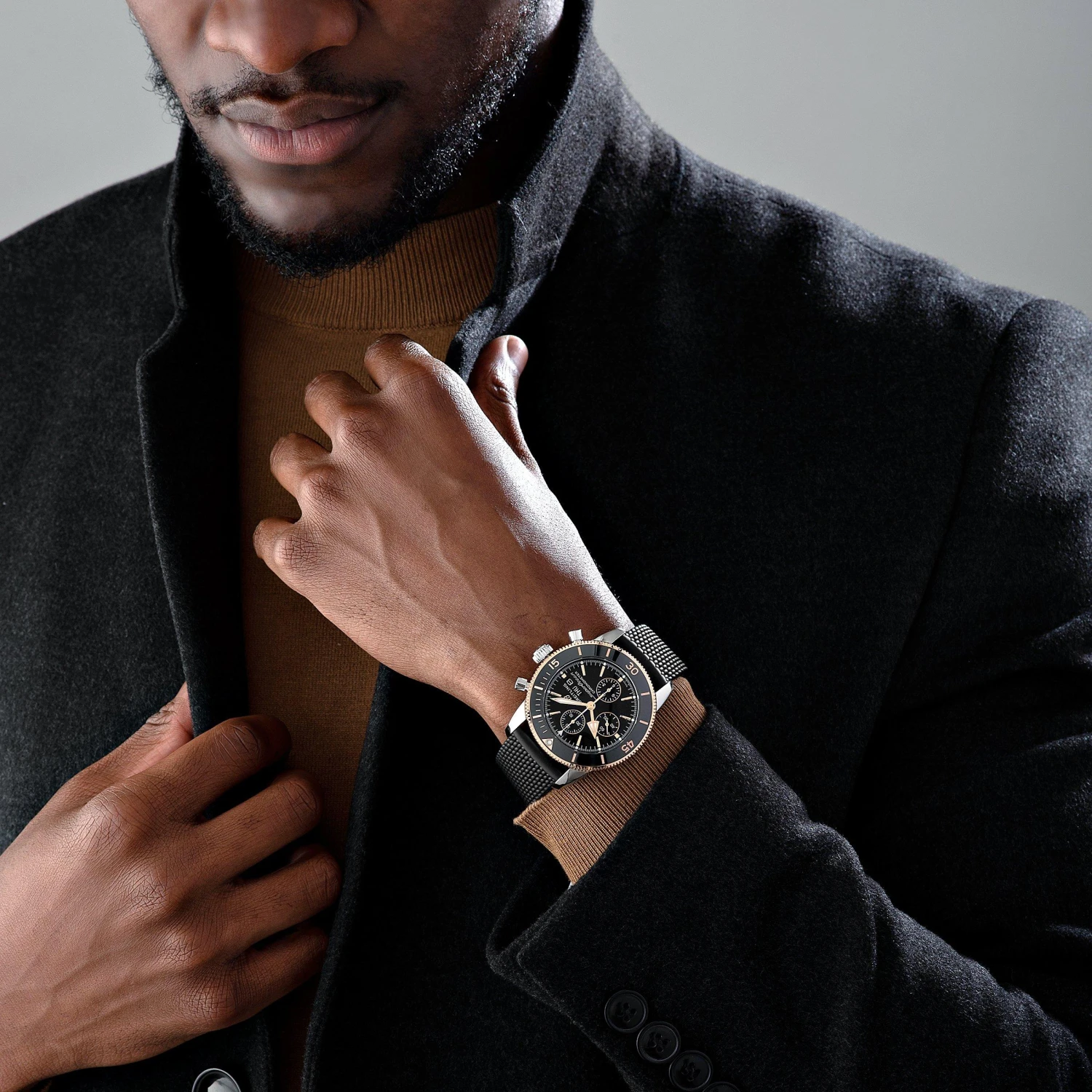 Breitling Superocean Heritage II Chronograph 44 Rose Gold Automatic Men's Watch - Image 6