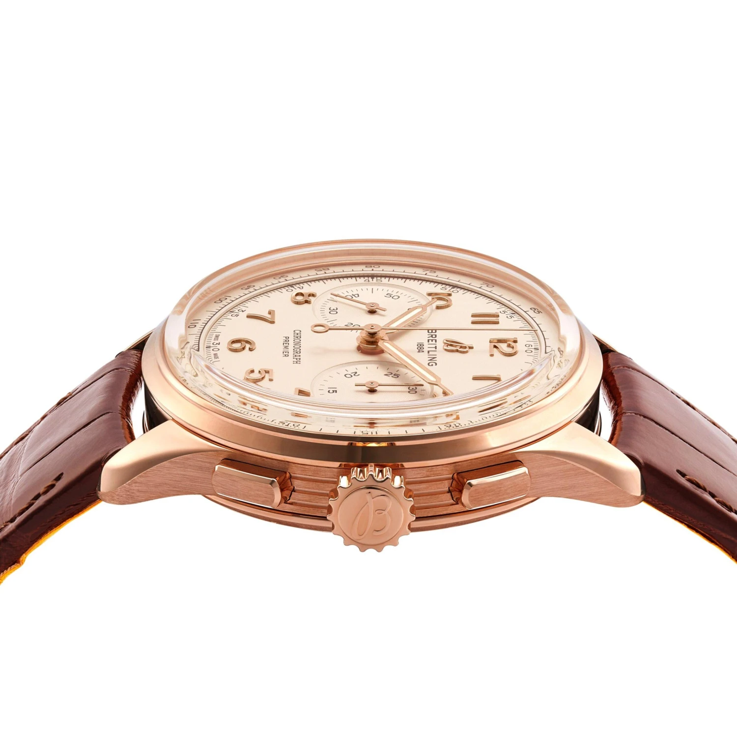Breitling Premier B09 Chronograph 40 18ct Red Gold Men's Watch - Image 3