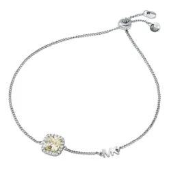 Michael Kors Brilliance Yellow Halo Slider Bracelet