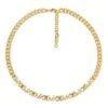 Michael Kors Muse Gold Tone Cubic Zirconia Necklace