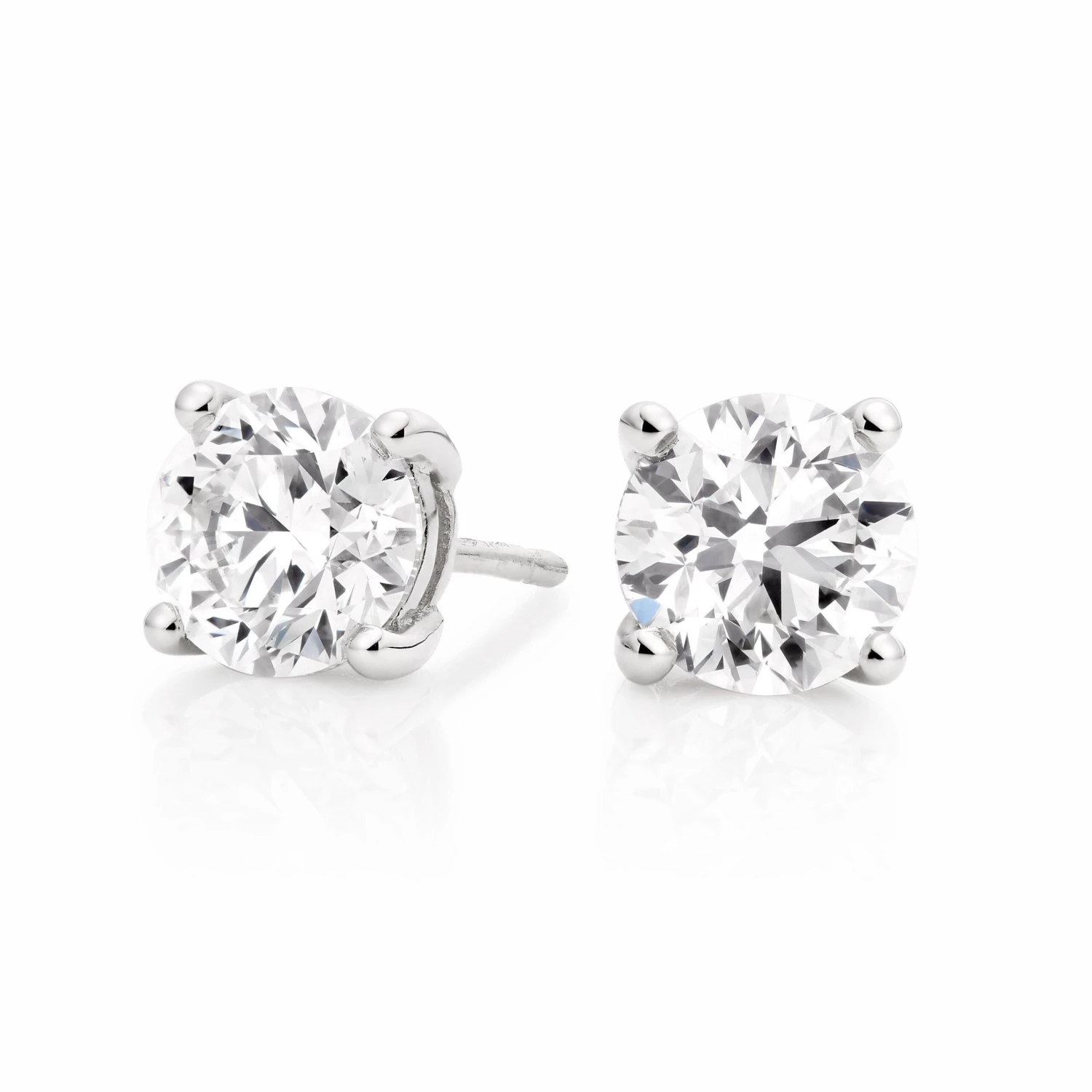 Platinum Diamond Earrings