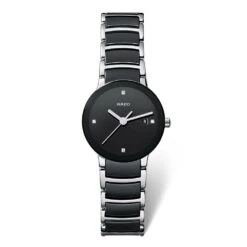 Rado Centrix High-Tech Ceramic Diamond Ladies Watch