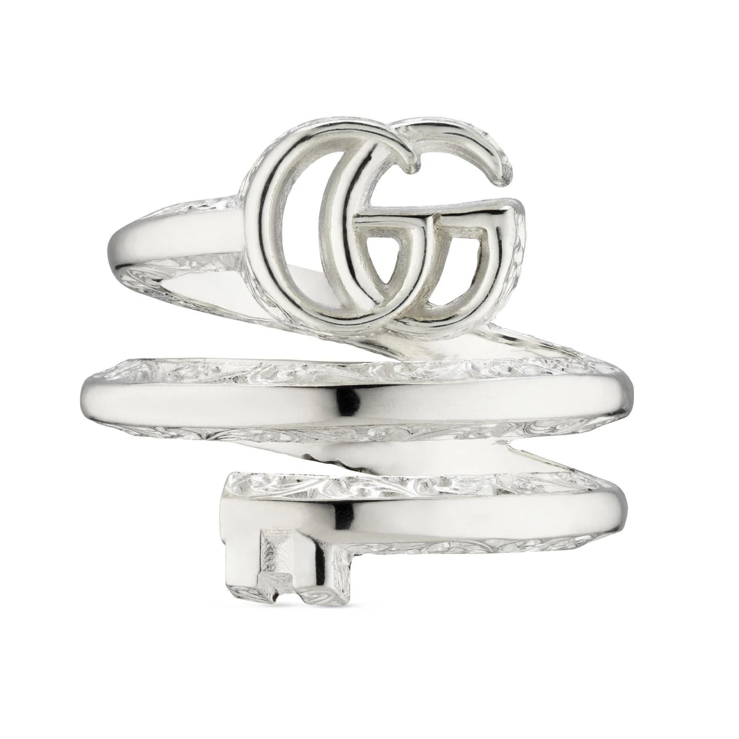 Gucci GG Marmont Silver Ring - Image 2
