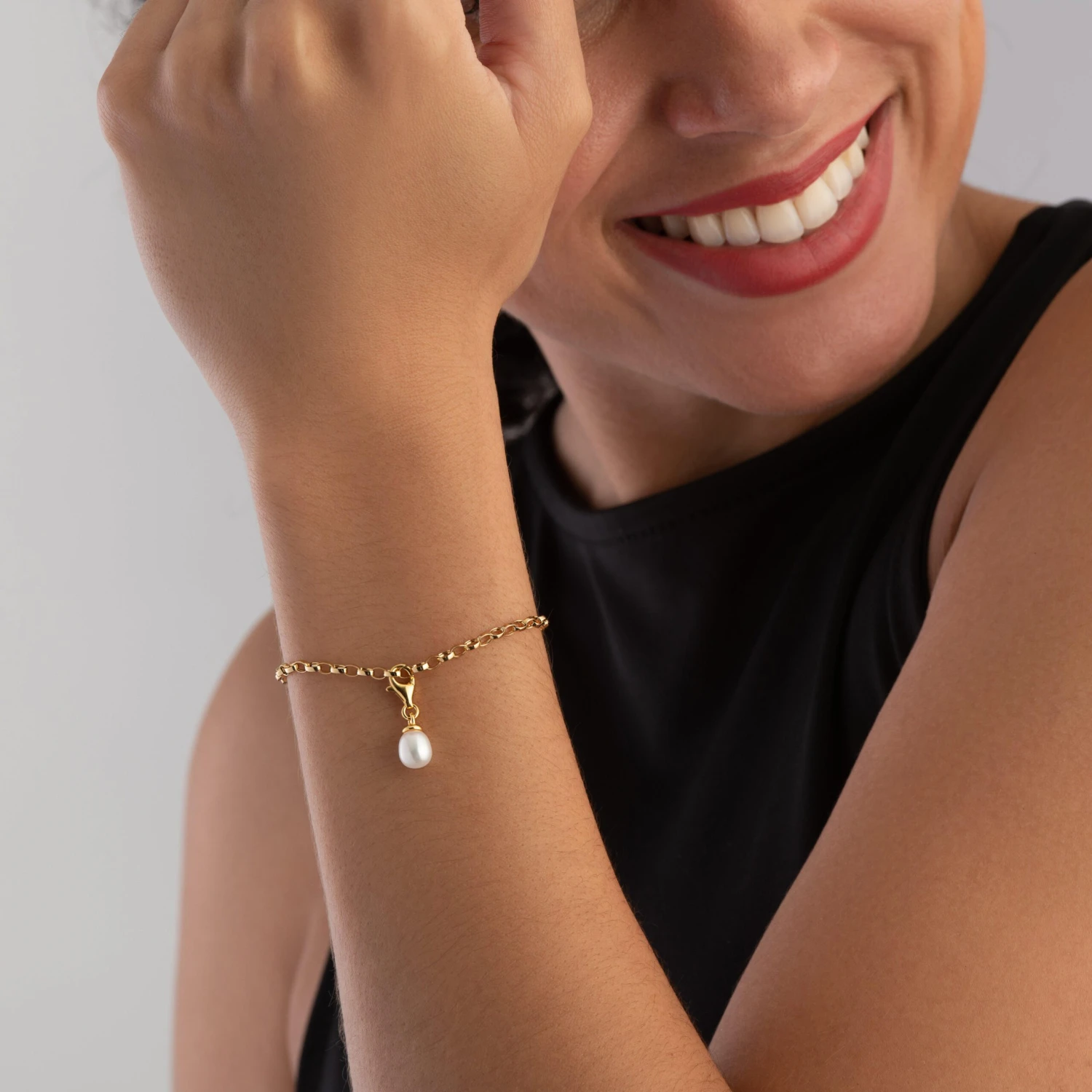 Thomas Sabo 18ct Gold Pearl Charm - Image 2