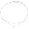 Silver Cubic Zirconia Choker Necklace