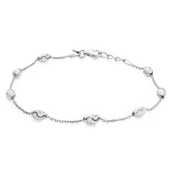 Silver Pebble Ladies Bracelet