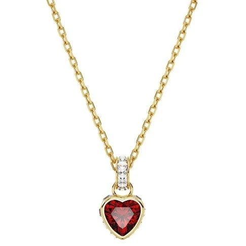 Swarovski Stilla Heart Gold Tone Ladies Necklace