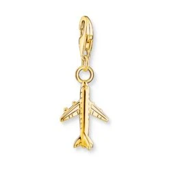 Thomas Sabo 18ct Gold Aeroplane Charm