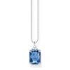 Thomas Sabo Blue Crystal Necklace