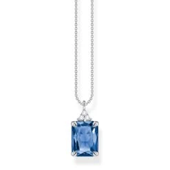 Thomas Sabo Blue Crystal Necklace