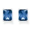 Thomas Sabo Blue Crystal Stud Earrings