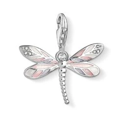 Thomas Sabo Generation Charm Club Silver Dragonfly Cubic Zirconia Charm
