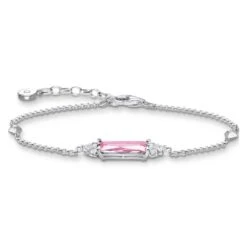 Thomas Sabo Pink Cubic Zirconia Bracelet