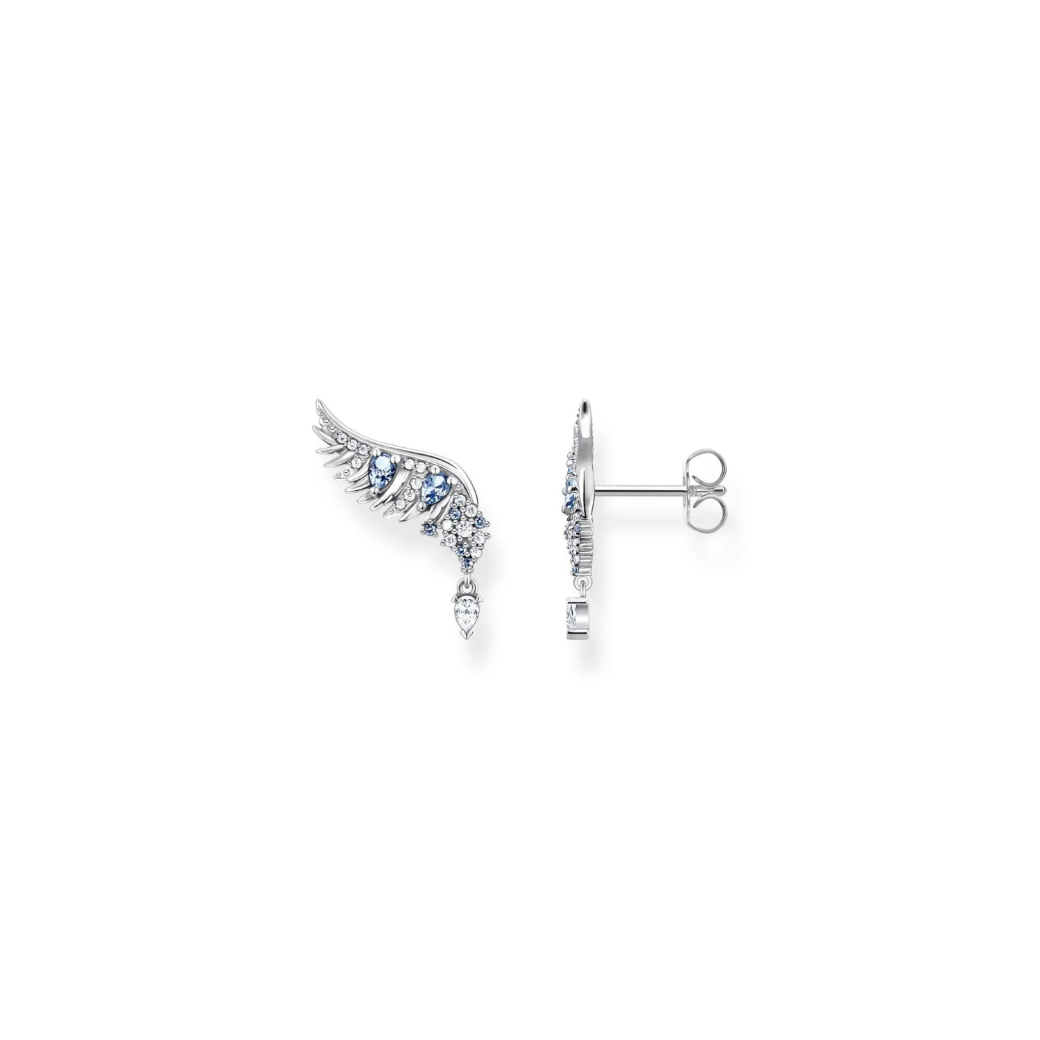 Thomas Sabo Silver Cubic Zirconia Phoenix Wing Earrings