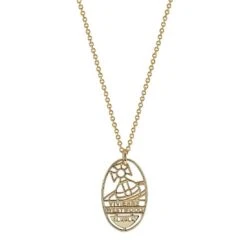 Vivienne Westwood Archibald Yellow Gold Tone Men’s Pendant