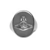 Vivienne Westwood Seal Black Tone Men's Ring