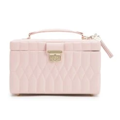 WOLF Caroline Rose Quartz Medium Jewellery Box