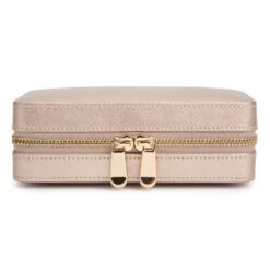 WOLF Palermo Rose Tone Jewellery Zip Case