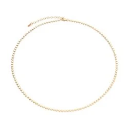Yellow Gold Plated Circle Necklace